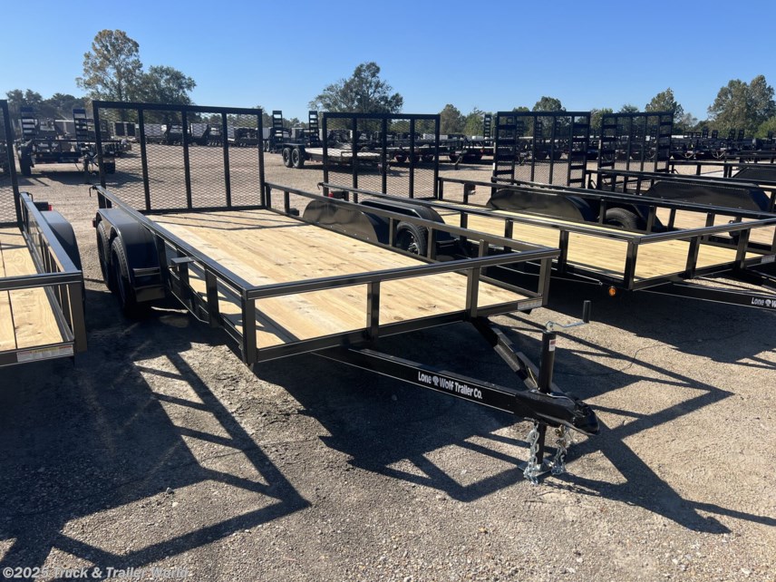New 2025 Lone Wolf Trailers 77' x 16' Tandem Axle Utility available in Denham Springs, Louisiana