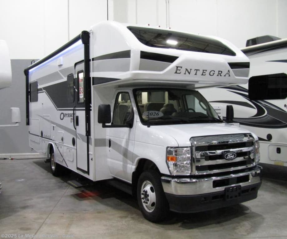 Email now about this 2026 Entegra Coach Odyssey 25R! New 2026 Entegra Coach Odyssey 25R available in Davie, Florida