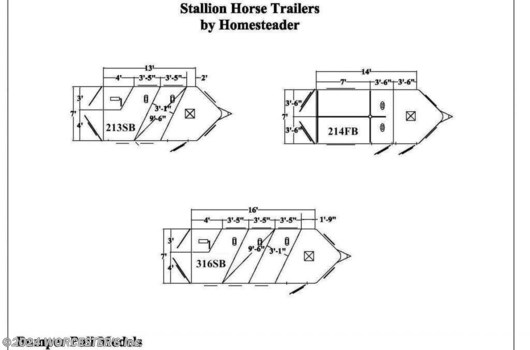 Horse Trailer - 2023 Miscellaneous Homesteader, Inc 213SB available New in North Ridgeville, OH