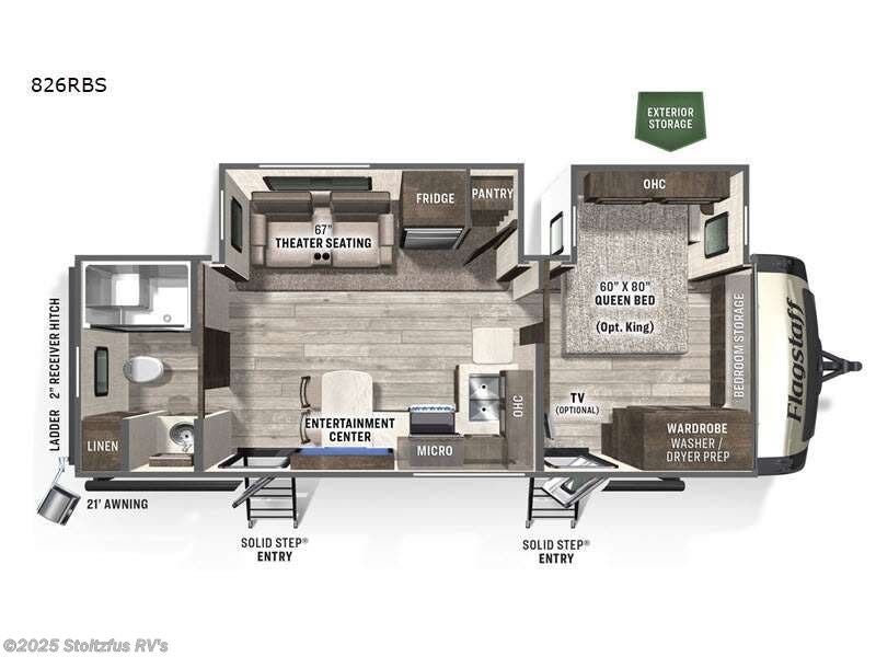 Call now about this 2022 Forest River Flagstaff Classic 826RBS! 2022 Forest River Flagstaff Classic 826RBS - Used Travel Trailer For Sale by Stoltzfus RV's in Adamstown, Pennsylvania features Slideout