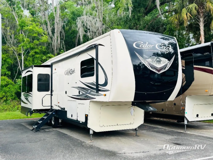 Used 2020 Forest River Cedar Creek Hathaway Edition 34IK available in Ocala, Florida