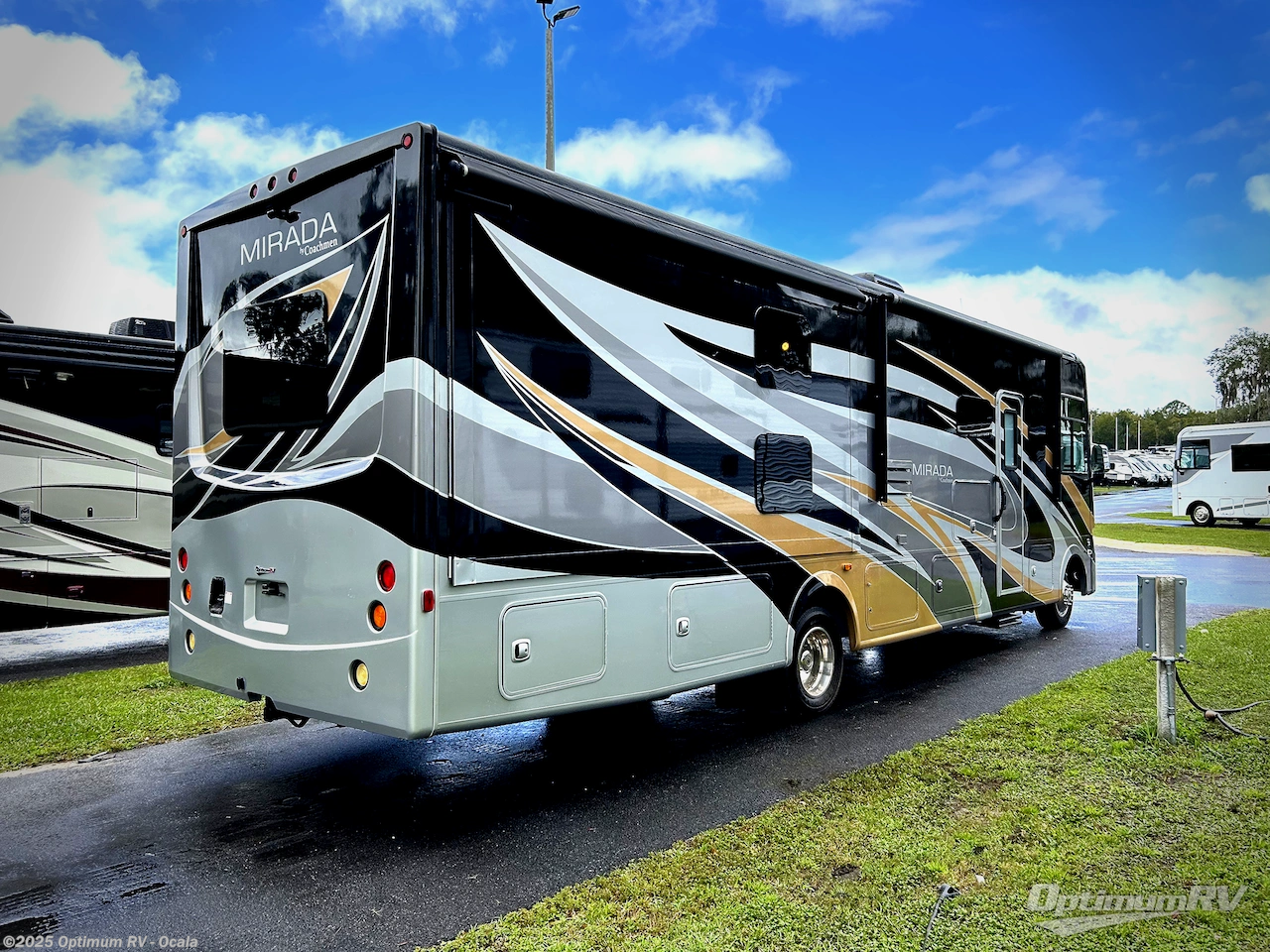Call now about this 2019 Coachmen Mirada 34BH! 2019 Coachmen Mirada 34BH - Used Class A For Sale by Optimum RV - Ocala in Ocala, Florida features Awning, Slideout