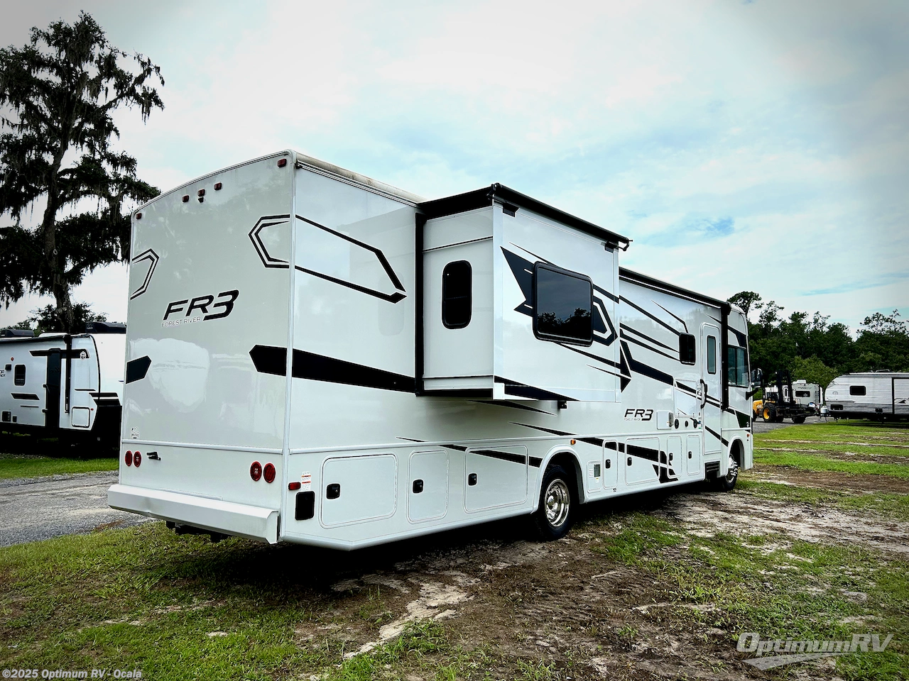 Call now about this 2023 Forest River FR3 34DS! 2023 Forest River FR3 34DS - Used Class A For Sale by Optimum RV - Ocala in Ocala, Florida features Awning, Slideout