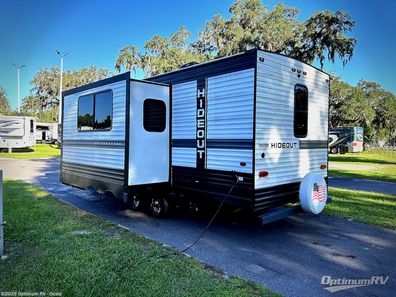 Contact us now about this 2022 Keystone Hideout 243RB! 2022 Hideout 243RB by Keystone from Optimum RV - Ocala in Ocala, Florida