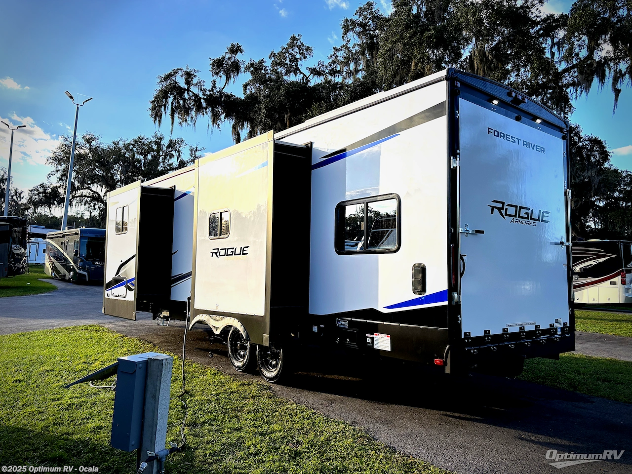 Contact us now about this 2026 Forest River Vengeance Rogue Armored 26L140! 2026 Vengeance Rogue Armored 26L140 by Forest River from Optimum RV - Ocala in Ocala, Florida