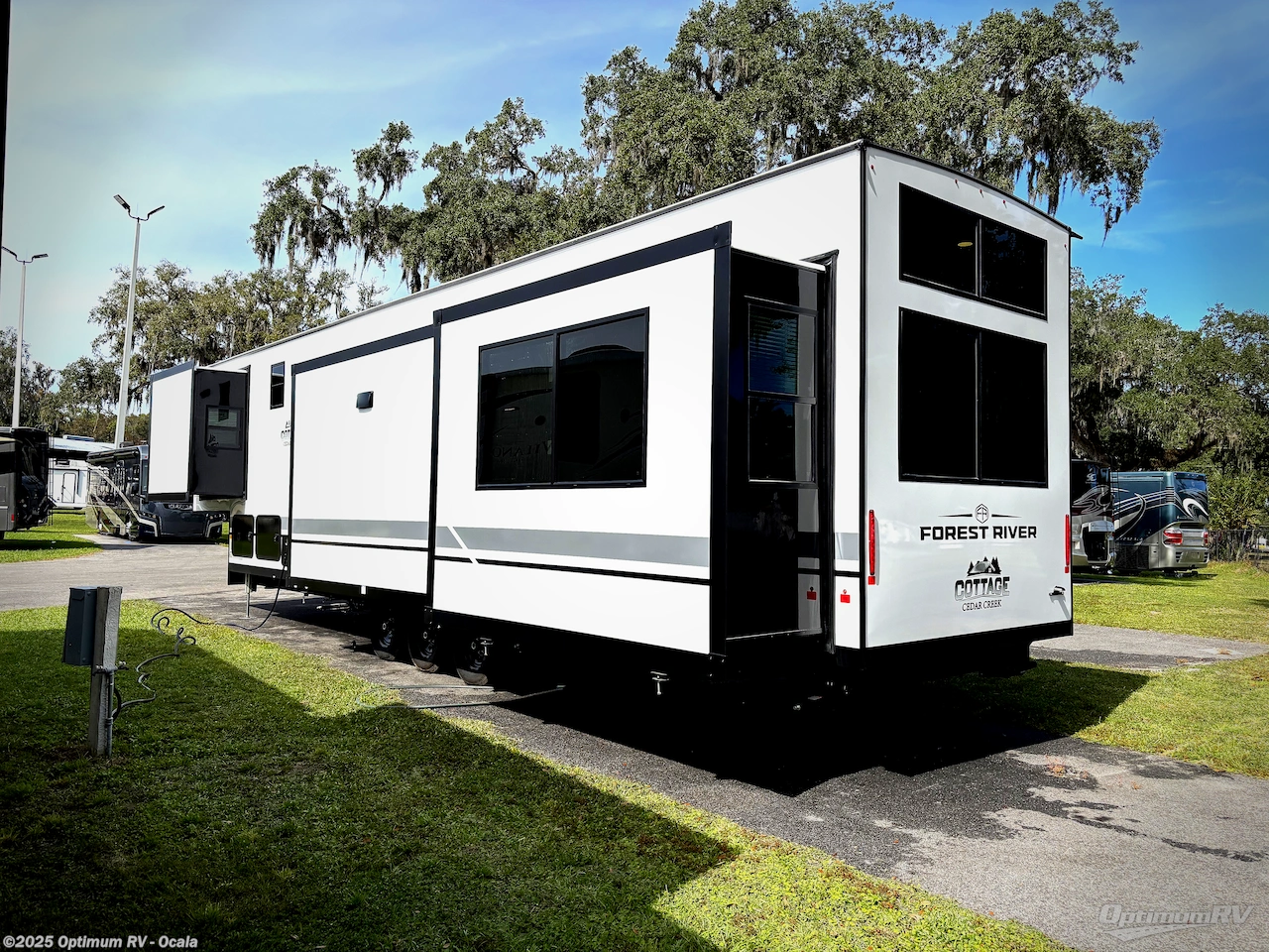 Contact us now about this 2026 Forest River Cedar Creek Cottage Fifth Wheels 412FWC! 2026 Cedar Creek Cottage Fifth Wheels 412FWC by Forest River from Optimum RV - Ocala in Ocala, Florida