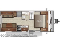 2022 Jayco Jay Flight SLX 212QB floorplan image 2022 Jayco Jay Flight SLX 212QB - New Travel Trailer for sale by Beilstein's RV & Auto in Palmyra, Missouri