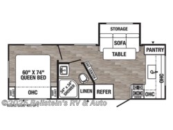 Stock Image for 2022 Palomino 22FKC (options and colors may vary) 2022 Palomino Puma XLE Lite 22FKC - Used Travel Trailer for sale by Beilstein's RV & Auto in Palmyra, Missouri