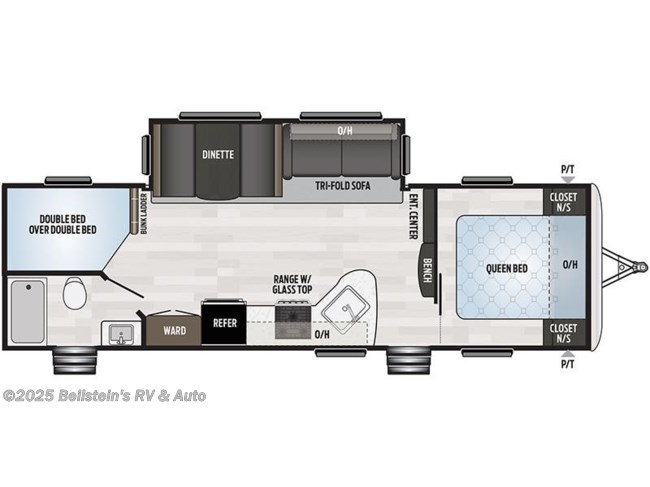 2020 Keystone Springdale East 282BH Floorplan