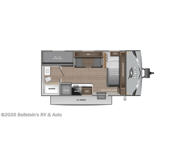 2026 Jayco Jay Flight SLX 175BHW Floorplan