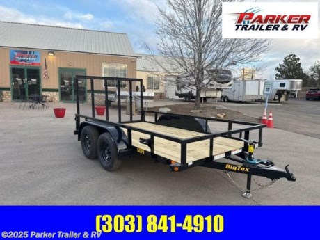 6.5x12 60PI-12BK TANDEM AXLE PIPE TOP UTILITY TRAILER
MADE IN THE U.S.A.
THE 60PI TANDEM AXLE PIPE TOP UTILITY TRAILER FROM BIG TEX IS PERFECT FOR HAULING LIGHT EQUIPMENT. OPTIONAL SLIDE-IN RAMPS ALLOW FOR EASY LOADING AND UNLOADING OF EQUIPMENT.
STANDARD FEATURES:
2 INCH COUPLER
2,000 LB TOP WIND SET-BACK JACK (BOLTED ON)
REMOVABLE SAND FOOT ON JACK
7-WAY RV CONNECTOR
COMPLETE BREAKAWAY SYSTEM WITH CHARGER
PROTECTED WIRING
2 INCH TREATED PINE FLOOR
EZ LUBE HUBS
LIPPERT BRAND AXLE WITH FORWARD ADJUSTING BRAKES
FORWARD ADJUSTING ELECTRIC BRAKES ON ALL HUBS
MULTI-LEAF SPRING W/ EQUALIZER
RADIAL TIRES ST205/75R15 LOAD RANGE C
15 INCH X 5 INCH BLACK MOD 5 ON 5 LUG WHEEL
L.E.D. LIGHTING PACKAGE
GROMMET MOUNT SEALED LIGHTING
STEEL IS CLEANED TO ENSURE A PROFESSIONAL SMOOTH FINISH
SUPERIOR QUALITY IS APPLIED FOR A HIGHLY DECORATIVE AND PROTECTIVE FINISH
CASH, CHECK OR FINANCED PRICE
FINANCING AVAILABLE TO THOSE WHO QUALIFY
NOT RESPONSIBLE FOR TYPOGRAPHICAL ERRORS