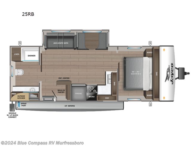 2024 Jayco Jay Feather 25RB - New Travel Trailer For Sale by Blue Compass RV Murfressboro in Murfressboro, Tennessee