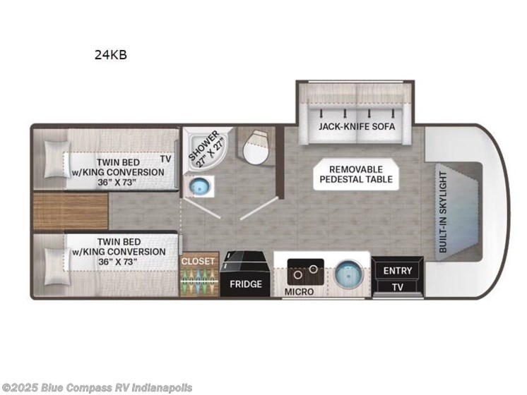 Email now about this 2026 Thor Motor Coach Gemini AWD 24KB! New 2026 Thor Motor Coach Gemini AWD 24KB available in Indianapolis, Indiana