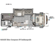 Call now about this 2024 Forest River Wildwood X-Lite 263BHXL! 2024 Forest River Wildwood X-Lite 263BHXL - Used Travel Trailer For Sale by Blue Compass RV Indianapolis in Indianapolis, Indiana features Slideout