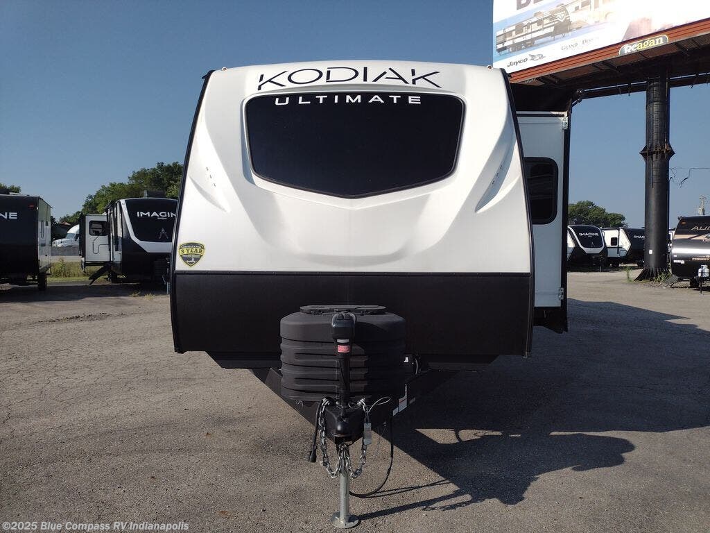 Contact us now about this 2024 Dutchmen Kodiak Ultimate 3221RLSL! 2024 Kodiak Ultimate 3221RLSL by Dutchmen from Blue Compass RV Indianapolis in Indianapolis, Indiana