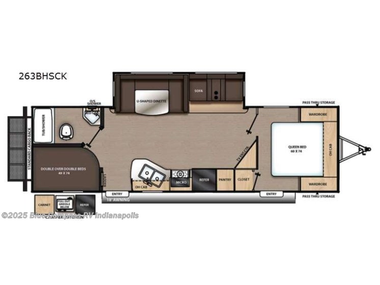 Email now about this 2021 Coachmen Catalina Legacy 263BHSCK! Used 2021 Coachmen Catalina Legacy 263BHSCK available in Indianapolis, Indiana