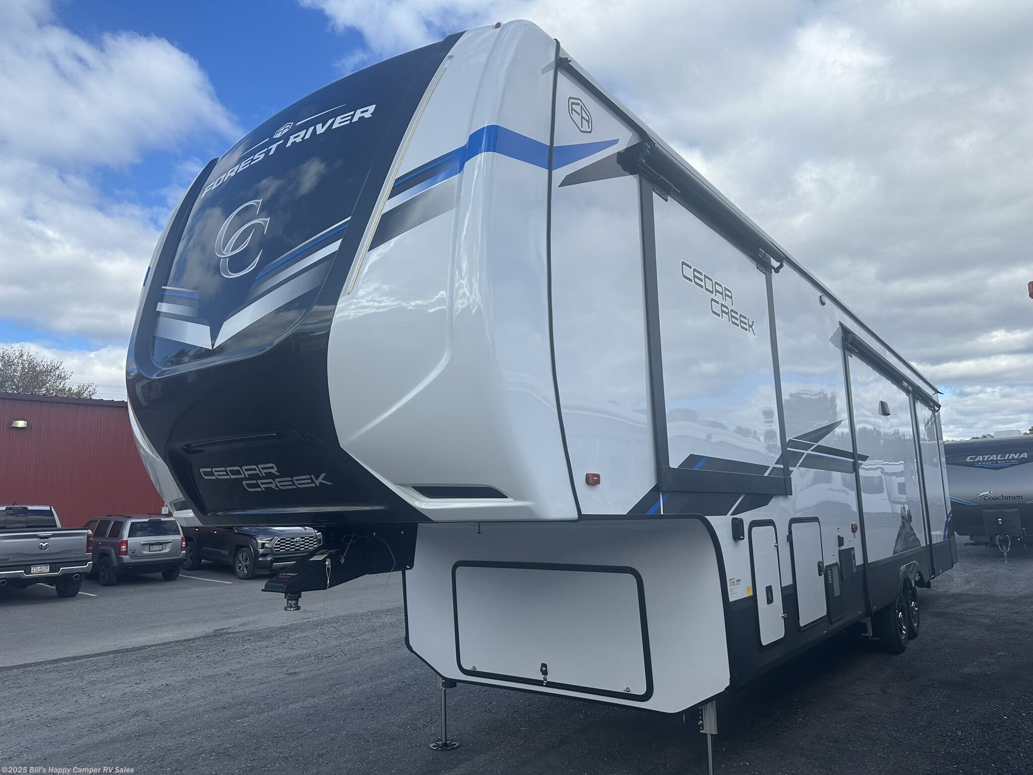 Contact us now about this 2025 Forest River Cedar Creek 379BHO! 2025 Cedar Creek 379BHO by Forest River from Bill's Happy Camper RV Sales in Mill Hall, Pennsylvania