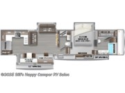 Call now about this 2023 Forest River RiverStone 39RKFB! 2023 Forest River RiverStone 39RKFB - Used Fifth Wheel For Sale by Bill's Happy Camper RV Sales in Mill Hall, Pennsylvania features Leveling Jacks, Tinted Windows, Skylight, LP Detector, Roof Vent