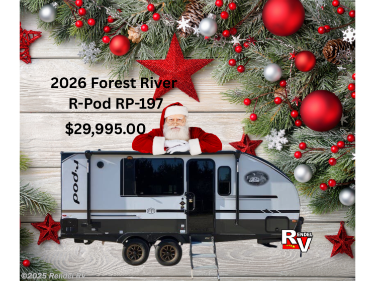 Email now about this 2026 Forest River R-Pod RP-197! New 2026 Forest River R-Pod RP-197 available in Rice, Texas