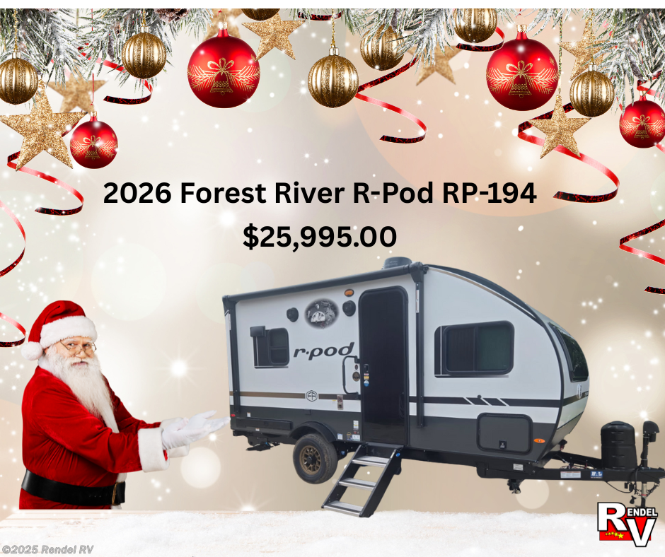 Email now about this 2026 Forest River R-Pod RP-194! New 2026 Forest River R-Pod RP-194 available in Rice, Texas