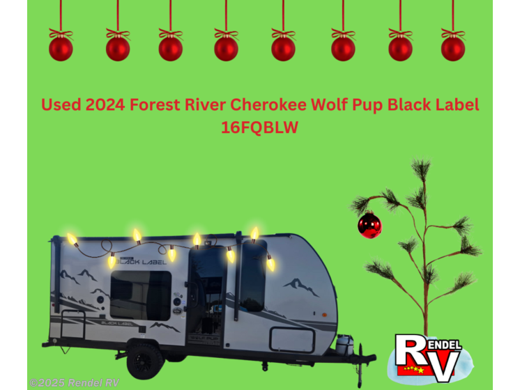 Email now about this 2024 Forest River Cherokee Wolf Pup Black Label 16FQBLW! Used 2024 Forest River Cherokee Wolf Pup Black Label 16FQBLW available in Rice, Texas