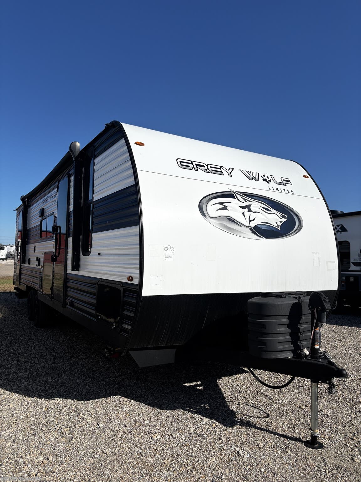 Call now about this 2024 Forest River Cherokee Grey Wolf 26DBH! 2024 Forest River Cherokee Grey Wolf 26DBH - Used Travel Trailer For Sale by Rendel RV in Rice, Texas features Awning, TV, Medicine Cabinet, Bunk Beds, TV Antenna