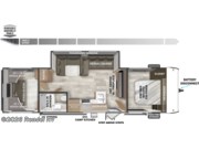 Call now about this 2026 Forest River Salem Cruise Lite 28VBXL! Floorplan of 2026 Forest River Salem Cruise Lite 28VBXL