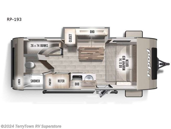 2022 Forest River R Pod 193 - New Travel Trailer For Sale by TerryTown RV Superstore in Grand Rapids, Michigan