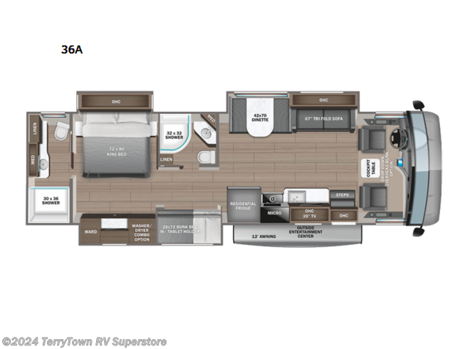 2023 Jayco Precept 36A - New Class A For Sale by TerryTown RV Superstore in Grand Rapids, Michigan