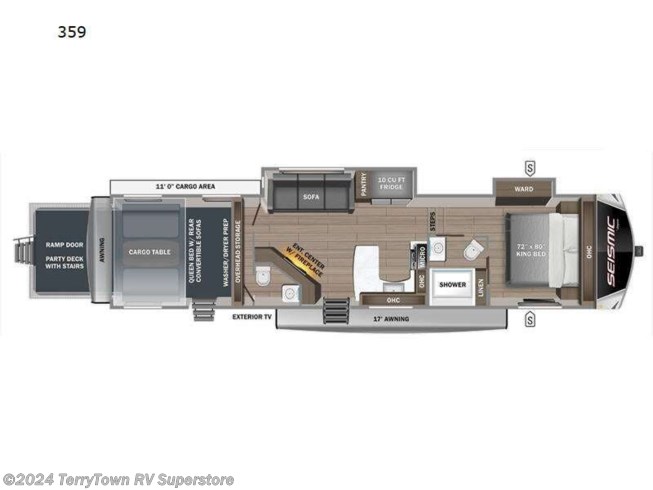 2024 Jayco Seismic 359 - New Toy Hauler For Sale by TerryTown RV Superstore in Grand Rapids, Michigan