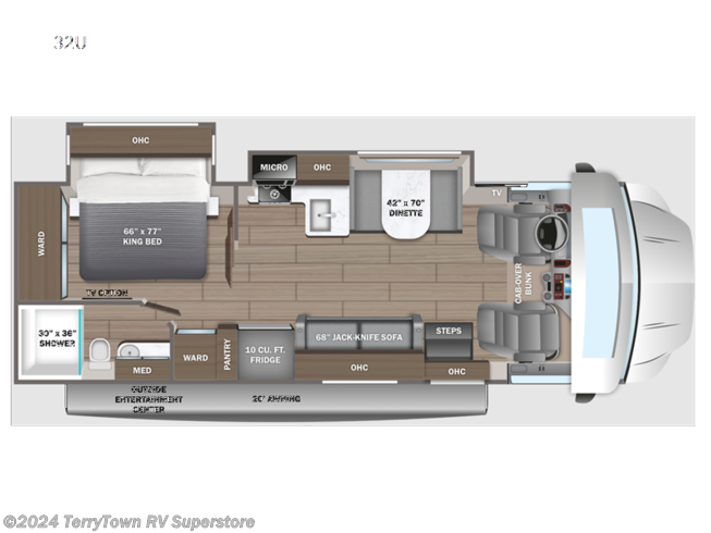 2024 Jayco Greyhawk XL 32U - New Super C For Sale by TerryTown RV Superstore in Grand Rapids, Michigan