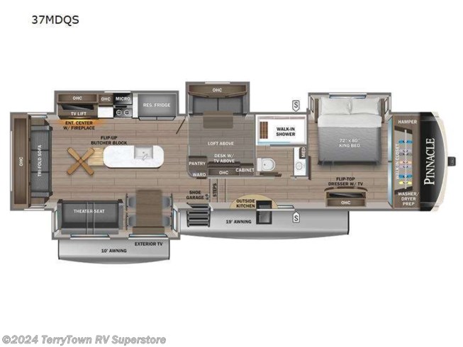 2023 Jayco Pinnacle 37MDQS - New Fifth Wheel For Sale by TerryTown RV Superstore in Grand Rapids, Michigan