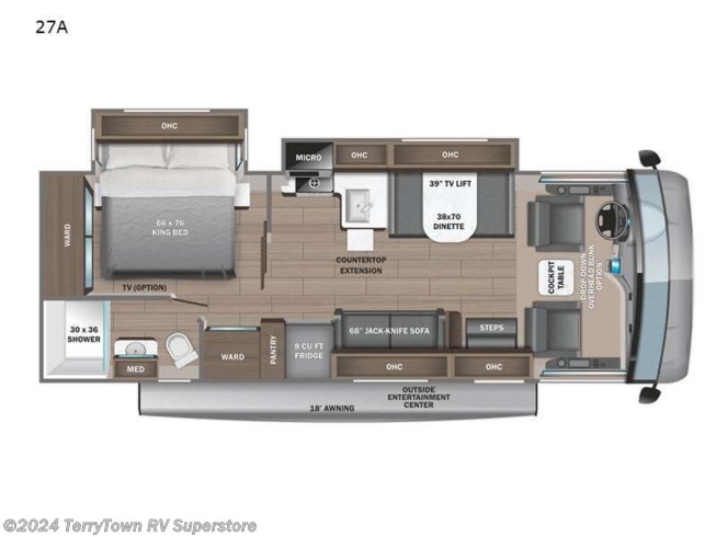 2023 Jayco Alante 27A - Used Class A For Sale by TerryTown RV Superstore in Grand Rapids, Michigan