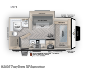 Call now about this 2022 Ember RV Overland Series 171FB! 2022 Ember RV Overland Series 171FB - New Travel Trailer For Sale by TerryTown RV Superstore in Grand Rapids, Michigan features Slideout