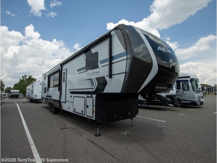 Email now about this 2026 Keystone Alpine Avalanche Edition 390DS! New 2026 Keystone Alpine Avalanche Edition 390DS available in Grand Rapids, Michigan