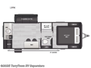 Call now about this 2026 Keystone Reign 19RK! 2026 Keystone Reign 19RK - New Travel Trailer For Sale by TerryTown RV Superstore in Grand Rapids, Michigan features Slideout