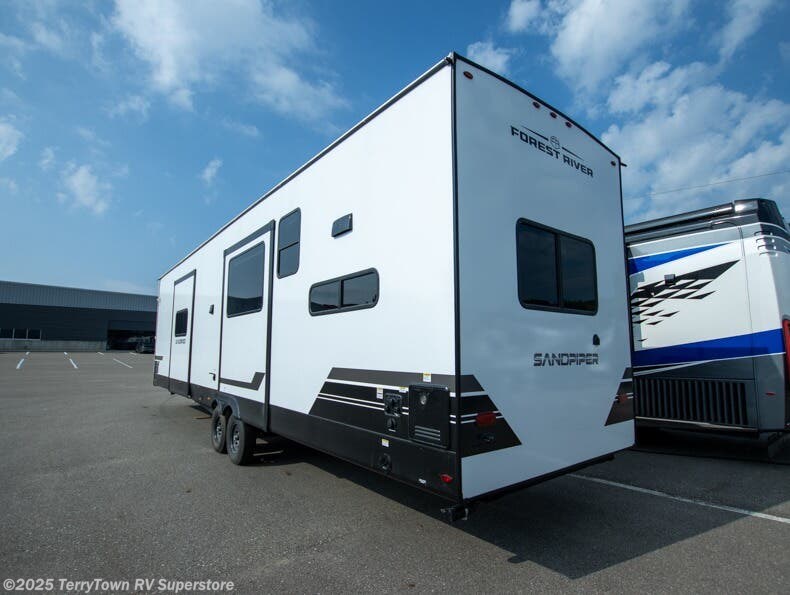 New 2026 Forest River Sandpiper Destination Trailers 396RKLR available in Grand Rapids, Michigan