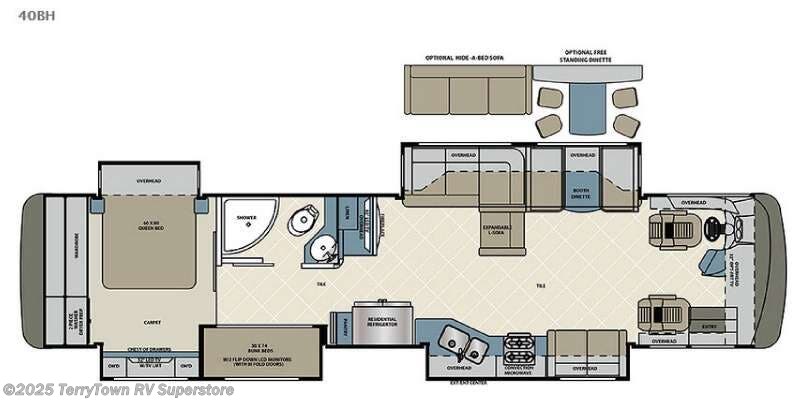 Call now about this 2016 Forest River Berkshire XL 40BH! 2016 Forest River Berkshire XL 40BH - Used Class A For Sale by TerryTown RV Superstore in Grand Rapids, Michigan features Slideout