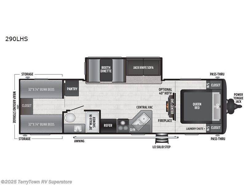 Call now about this 2020 Keystone Hideout 290LHS! 2020 Keystone Hideout 290LHS - Used Travel Trailer For Sale by TerryTown RV Superstore in Grand Rapids, Michigan features Slideout