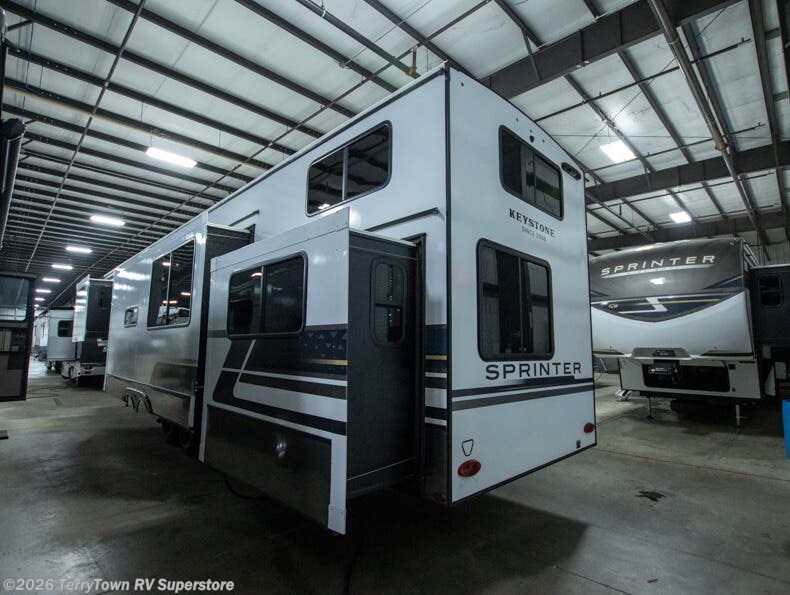 Contact us now about this 2026 Keystone Sprinter 3950SSP! 2026 Sprinter 3950SSP by Keystone from TerryTown RV Superstore in Grand Rapids, Michigan