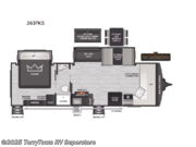 Call now about this 2026 Keystone Bullet 265FKS! 2026 Keystone Bullet 265FKS - New Travel Trailer For Sale by TerryTown RV Superstore in Grand Rapids, Michigan features Slideout