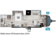Call now about this 2025 Grand Design Reflection 322FKTS! Floorplan of 2025 Grand Design Reflection 322FKTS