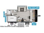 Call now about this 2025 Grand Design Transcend One 161BH! Floorplan of 2025 Grand Design Transcend One 161BH