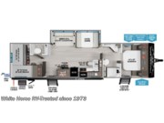 Call now about this 2025 Grand Design Transcend 305BHT! Floorplan of 2025 Grand Design Transcend 305BHT