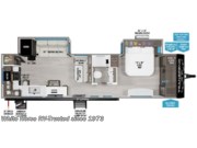 Call now about this 2026 Grand Design Transcend 315RKT! Floorplan of 2026 Grand Design Transcend 315RKT