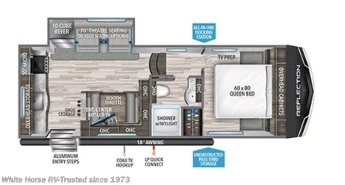 Call now about this 2022 Grand Design Reflection 226RK! 2022 Grand Design Reflection 226RK - Used Fifth Wheel For Sale by White Horse RV Center in Egg Harbor City, New Jersey features Awning, CO Detector, Water Heater, Air Conditioning, Refrigerator