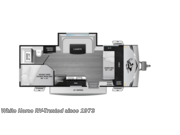 Call now about this 2026 Highland Ridge Colt CTR Edition 17DBS! Floorplan of 2026 Highland Ridge Colt CTR Edition 17DBS