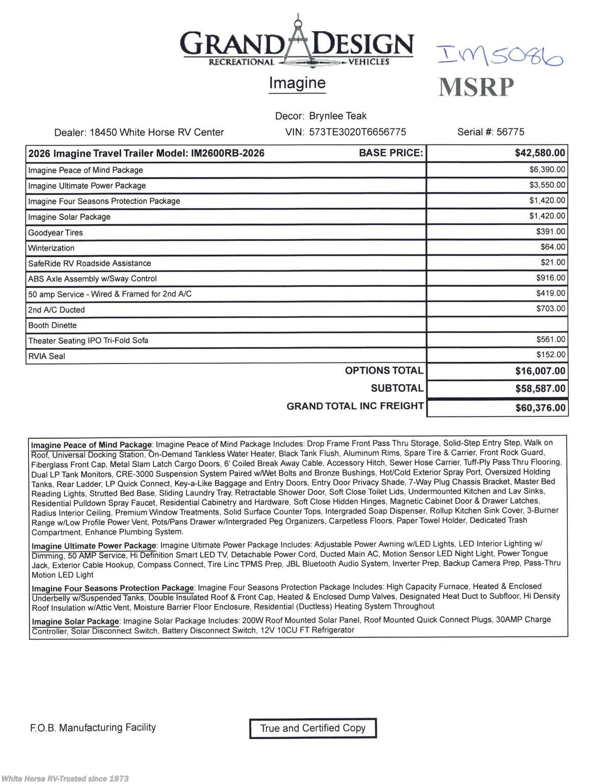 Contact us now about this 2026 Grand Design Imagine 2600RB! 2026 Imagine 2600RB by Grand Design from White Horse RV Center in Egg Harbor City, New Jersey