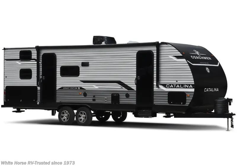 Email now about this 2026 Coachmen Catalina Legacy Edition 263BHSCK! Stock Image for 2026 Coachmen 263BHSCK (options and colors may vary)