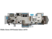 Call now about this 2026 Grand Design Influence 3904BH! Floorplan of 2026 Grand Design Influence 3904BH